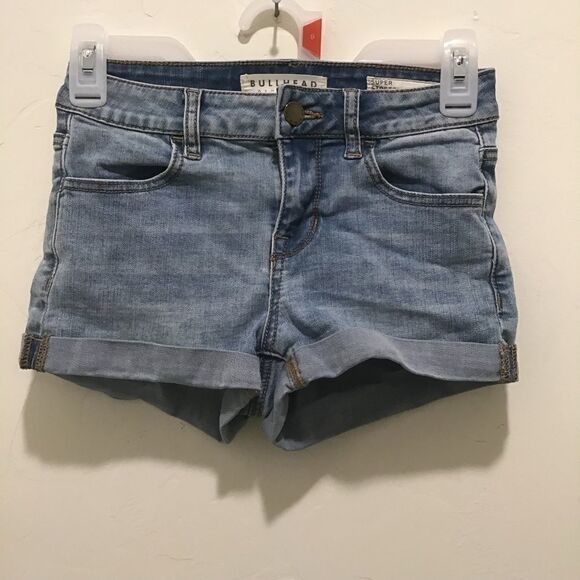 Bullhead super stretch shorty shorts, size 24, EUC - Picture 4 of 5